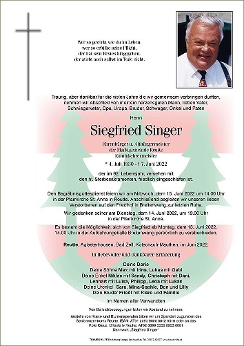 Siegfried  Singer